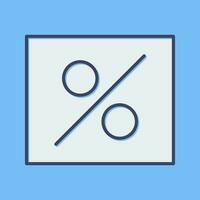 Percentage Vector Icon