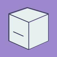 Cube Vector Icon