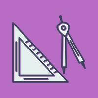 Set Square Vector Icon