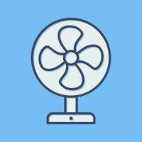 icono de vector de ventilador eléctrico