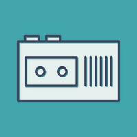 Tape Recorder Vector Icon