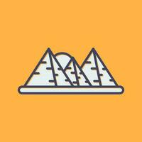 Pyramid Vector Icon