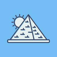 Pyramid Vector Icon