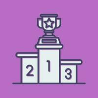 Podium Vector Icon