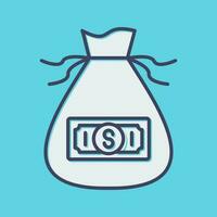 Money Bag Vector Icon