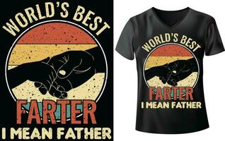 FATHER'S DAY T-SHIRT DESIGN vector