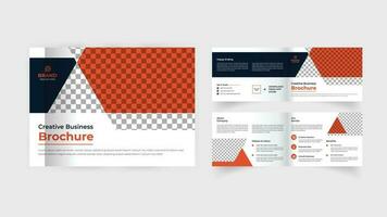 Business Landscape Brochure Template Design vector