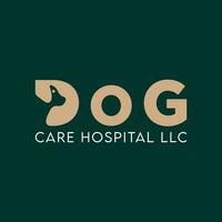 Dog Care Hospital LLC business logo design vector