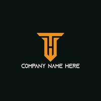 TW logo design in vector template