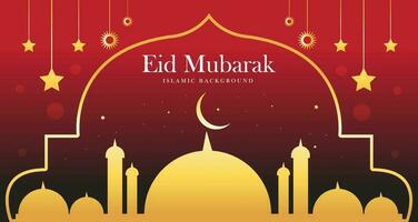 eid Mubarak antecedentes diseño modelo vector