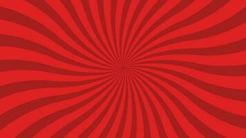 Vector Twisted lines zoom out vector background, abstract modern red background, rays, lines