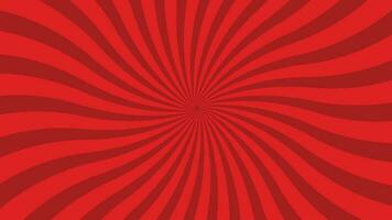 Vector Twisted lines zoom out vector background, abstract modern red background, rays, lines