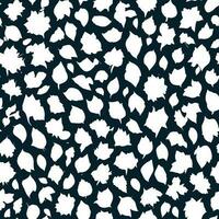 Seamless patterns of flowers and trees vector illustration