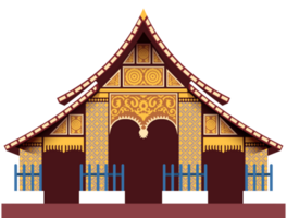 Laos templo clipart png