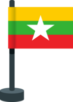 Myanmar Flag clipart png