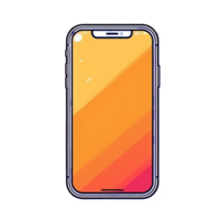 Mobile Phone Device, Cell Phone of Electronic, Mockup Phone png