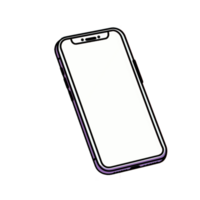 Mobile Phone Device, Cell Phone of Electronic, Mockup Phone png