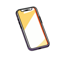 Mobile Phone Device, Cell Phone of Electronic, Mockup Phone png