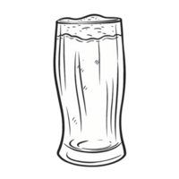 Bier Becher Illustration, Getränk, Bier , Bier Kunst Gekritzel Design png