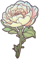 blomma klistermärke transparent illustration. png