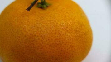 macro foto de Fresco amarillo naranjas
