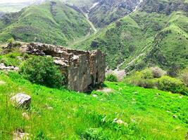 hermón monasterio, pueblo de yeghegis en vayotes dzor provincia foto