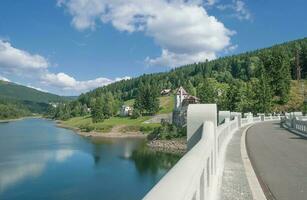 Spindleruv Mlyn,River Elbe Reservoir,Giant Mountains,Czech Republic photo