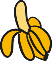 peeled banana icon png