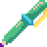 bola caneta pixel ícone png