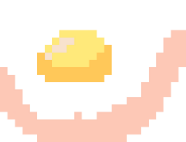 huevo píxel icono png