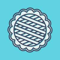 Apple Pie Vector Icon