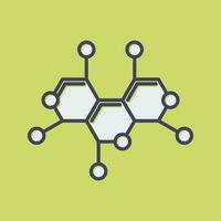 Molecule Structure Vector Icon