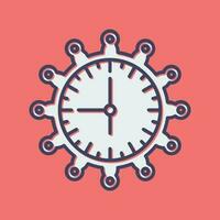 icono de vector de reloj