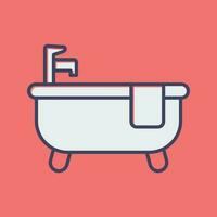 Bathtub Vector Icon