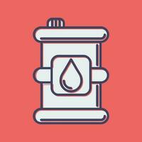 Oil Barrel Vector Icon