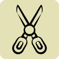 Icon Clothes Repair. related to Laundry symbol. hand drawn style. simple design editable. simple illustration vector