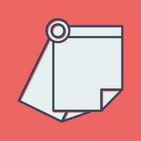 Sticky Note Vector Icon