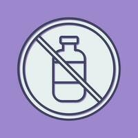 No Liquids Vector Icon