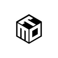 MDT letter logo design in illustration. Vector logo, calligraphy designs for logo, Poster, Invitation, etc.