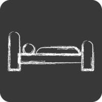 Icon Sleep. suitable for flu symbol. chalk Style. simple design editable. design template vector