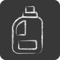 Icon Clean Product. related to Laundry symbol. chalk Style. simple design editable. simple illustration vector