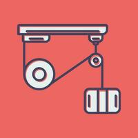 Pulley Vector Icon