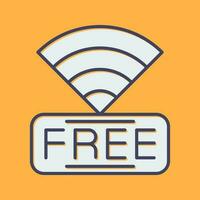 icono de vector wifi gratis