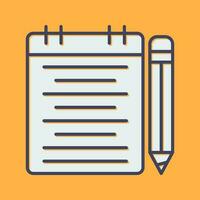 Notepad Vector Icon