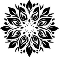 mandala - minimalista y plano logo - vector ilustración