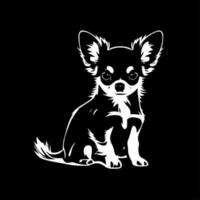 chihuahua, minimalista y sencillo silueta - vector ilustración