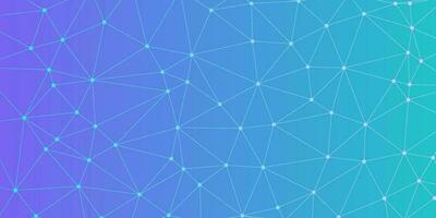 abstract colorful geometric gradient background with triangle shape pattern and molecular vector