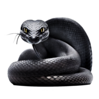 ai génératif noir cobra png