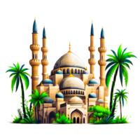ai generativ islamisch Moschee Illustration png