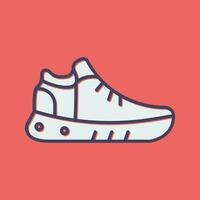 icono de vector de zapatillas